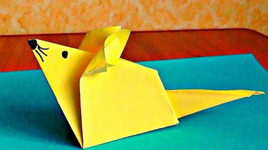 Изготовить мышку в технике оригами зюзинцы могут онлайн 