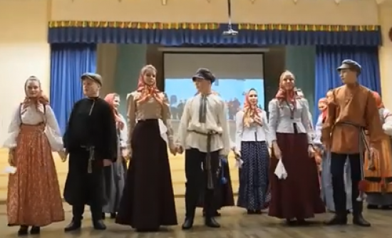 В Московском дворце пионеров впервые в онлайн-формате прошел ежегодный Всероссийский фольклорный фестиваль "Играем святки"