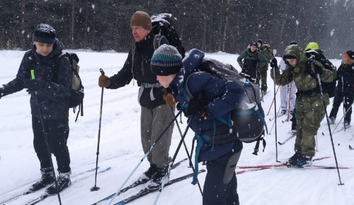 Воспитанники Дворца пионеров совершили лыжные походы выходного дня