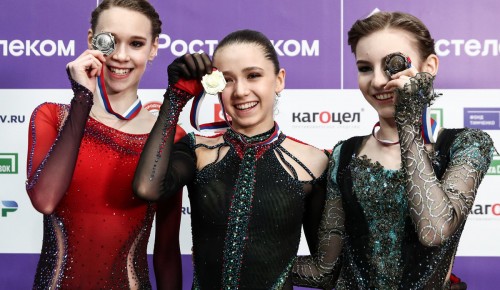 На Кубке России по фигурному катанию весь пьедестал заняли воспитанницы «Хрустального»