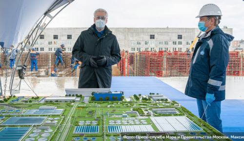 Собянин отметил темпы реконструкции Люберецких очистных сооружений