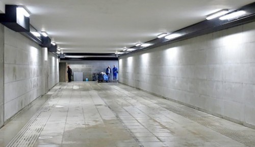 Подземный пешеходный переход построили на улице Наметкина в Обручевском районе