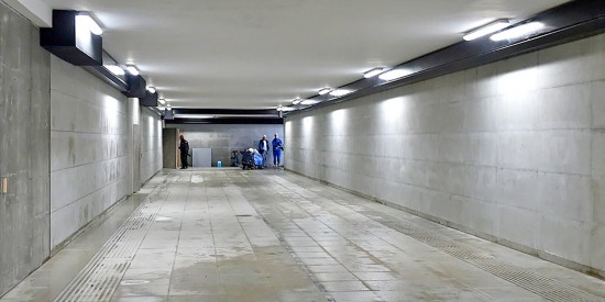 Подземный пешеходный переход построили в Обручевском районе