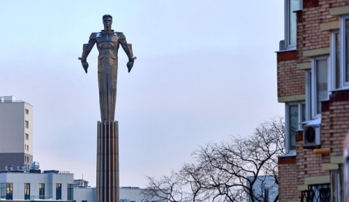 Наталья Сергунина: Памятник Юрию Гагарину на Ленинском проспекте отреставрируют