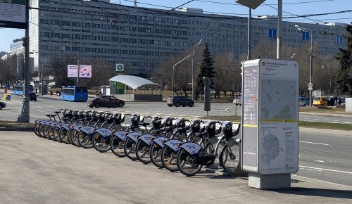 Жители Черемушек могут взять напрокат велосипед с 11 станций