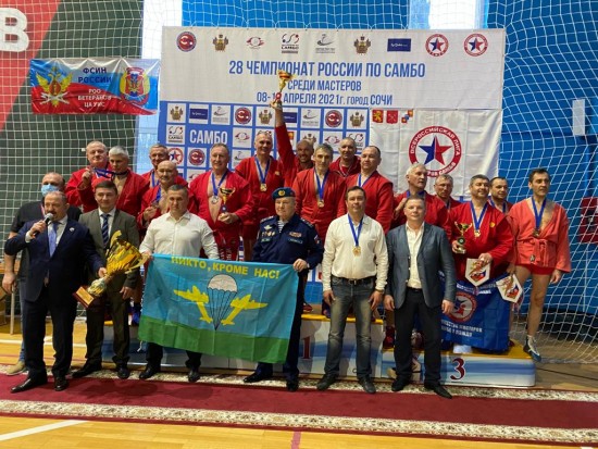 Команда мастеров «Самбо-70» на чемпионате России завоевала 7 медалей
