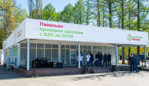 Собянин открыл павильон «Здоровая Москва» в Измайловском парке