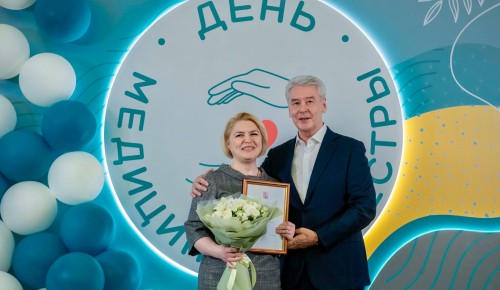 Медсестра поликлиники № 134 получила благодарность мэра Москвы