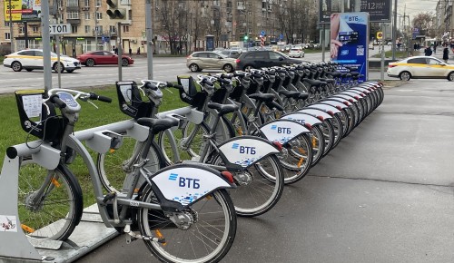Семь пунктов проката велосипедов работают в Коньково