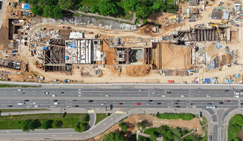 В столице продолжается строительство Большого кольца метро