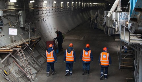 В Москве продолжается активное строительство Большой кольцевой линии метро