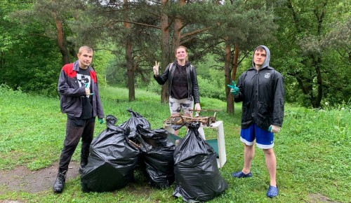 Молодежная палата Котловки снова очистила  парк “Сосенки” от мусора