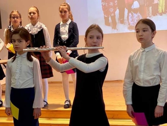 Ученица 4 класса школы при Андреевском монастыре выступила на Дельфийских играх