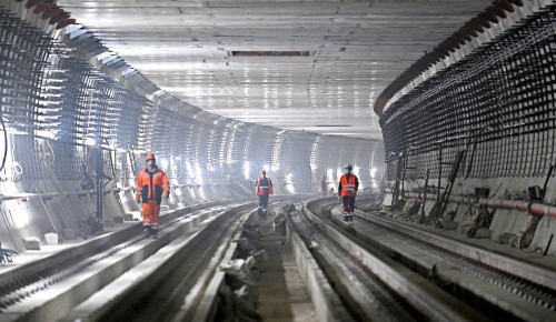 Собянин отметил высокие темпы строительства Большой кольцевой линии метро