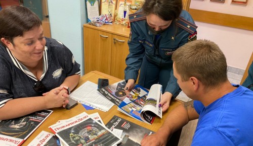 В гости к пожарным 123 пожарно-спасательной части приехали сотрудники журнала «Пожарное дело»