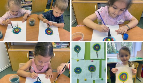 В образовательном комплексе «Юго-Запад» рассказали о занятиях по рисованию для дошкольников