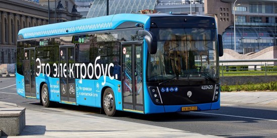 Автобус П129  заменили электробусом № 929 в Котловке