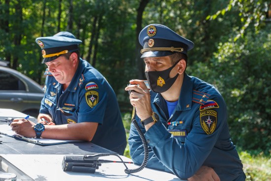 В Москве прошло опытное пожарно-тактическое учение с применением пневматической пеногенерирующей установки «CAFS и SkyCafs»