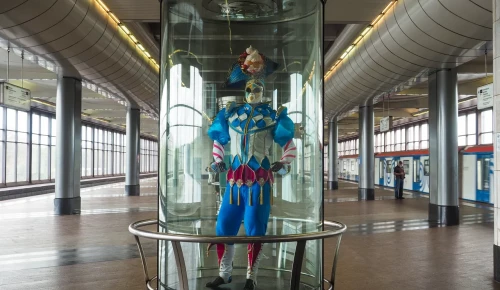 На станции метро «Воробьёвы горы» открылась выставка в честь 50-летия Большого Московского цирка на проспекте Вернадского