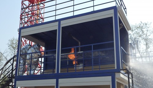 На учебно-тренировочном полигоне в Апаринках прошла презентация усовершенствованного тренировочного комплекса