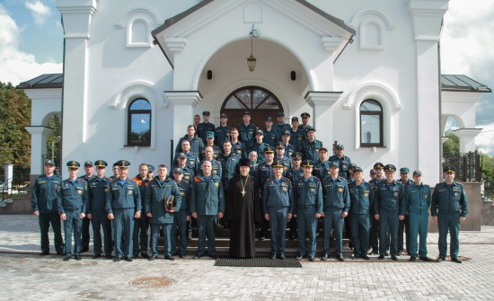 Молебен к началу арктических учений