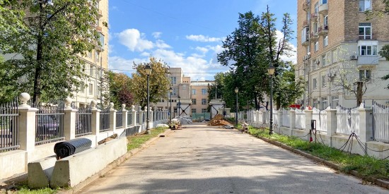 Реставрация парадных ворот Александринского дворца завершится до конца сентября