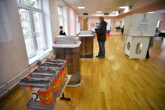 В Москве число голосующих на дому меньше, чем на голосовании по Конституции