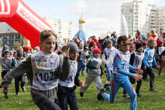В Северном Бутове состоялся Всероссийский день бега «Кросс нации»