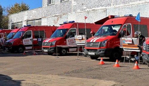 В Москве соревнуются лучшие дежурные смены службы пожаротушения