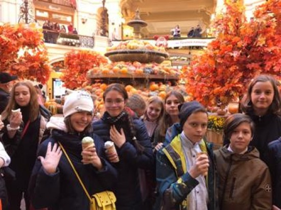 Семиклассники школы №2086 побывали на экскурсии по Москве