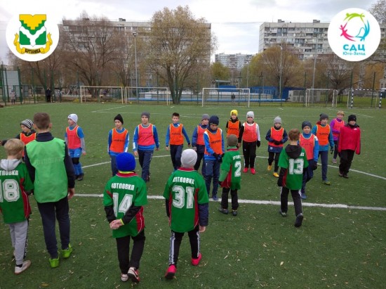 Юные спортсмены Котловки показали хорошую футбольную игру