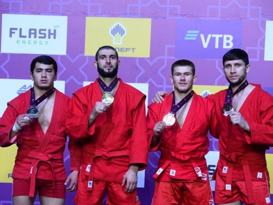 Спортсмен "Самбо-70" Магомед Магомедов стал трехкратным чемпионом мира по боевому самбо
