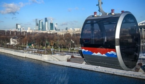 Московская канатная дорога перевезла более 3,5 млн пассажиров