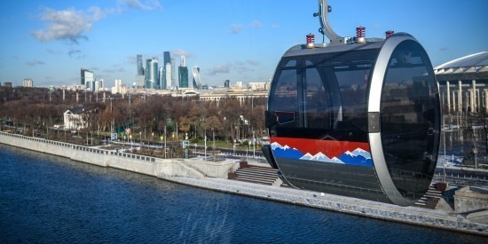 Московская канатная дорога перевезла более 3,5 млн пассажиров