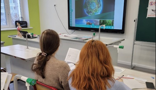 В школе №1101 Теплого Стана прошел Всероссийский урок "Эколята - молодые защитники природы"