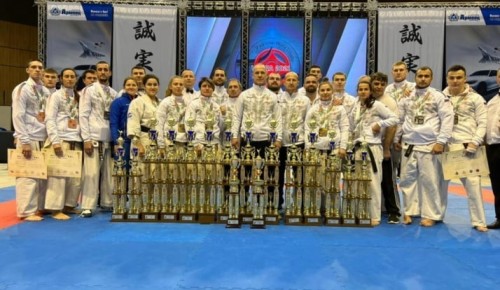 Спортсмены "Самбо-70" завоевали шесть медалей на Чемпионате Европы по киокусинкай каратэ